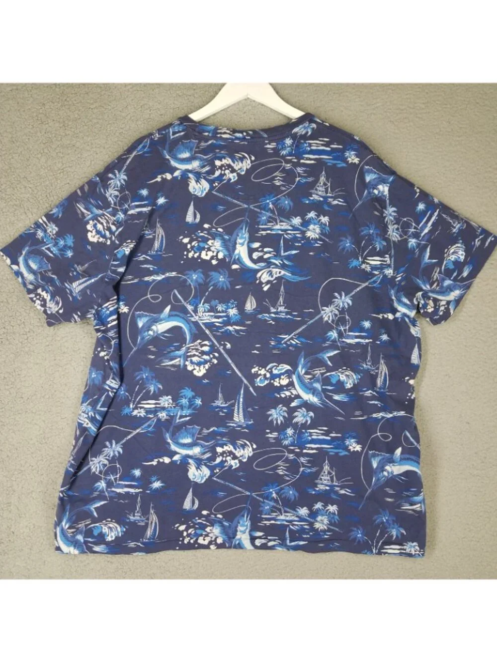 Polo Ralph Lauren T-Shirt Men's 3XB Big Hawaiian Swordfish Island Travel Casual